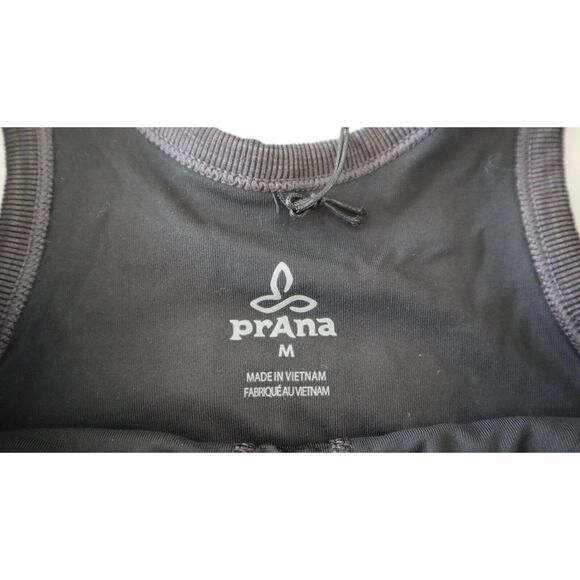 prAna W11190788 Women's Sz M Black Heather Becksa Bralette $59+ - Picture 5 of 6